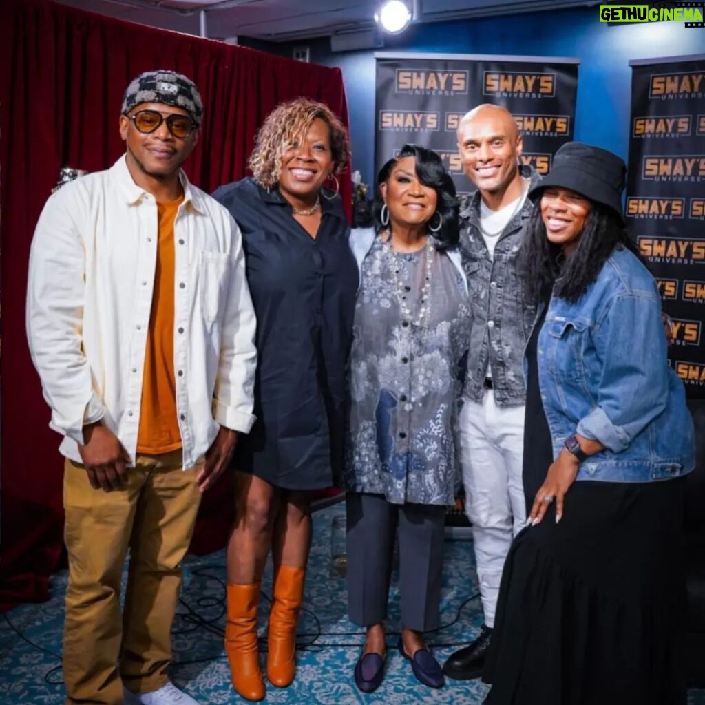 Heather B. Instagram - I LOVE this picture. Like, LOVE. LOVE. STILL SMILING that we were able to make "Auntie" @mspattilabelle SMILE for her BIRTHDAY. EVERYONE KNOWS SHE'S MY ABSOLUTE FAVORITE. 👑💐🌹 And @kennylattimore my friend...YOU. CAN. JUST. SING. THANK YOU for making it even more special. 💜 GOD IS AWESOME! 📸 by: @pva_entertainment