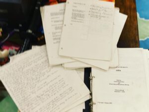 Heather Headley Instagram - I have a ‘special’ cupboard where I keep most of the scripts from the shows I’ve done. Well, I just went to it to look for a certain old script that I need to start working on…and came across this!! 
My #Aida script! 
Goodness! 
The memories. 
The notes. The rewrites. The corrections. All my thoughts. 
I’m actually smiling at that ‘younger Heather’! ‘So happy…so very happy that she took it seriously and did the work necessary. ‘So grateful that the ‘older Heather’ can look through this, and see how the younger girl’s ‘work’ changed and blessed our journey. 
🎵who’d have thought a love could be so good…#notme🎶