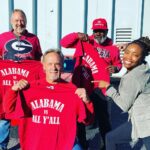 Heather Headley Instagram - The people of #Georgia LOVE their #Bulldogs. And there may not be a group who love them more than our #transportation team for @sweetmagnoliasnetflix. Well, as a girl who has married into #Alabama royalty (#RollTide), I have talked trash to them all season. For my last day in the great state of Georgia, these stinkers showed up dressed (from head to red pinky toe) and ready to show me who’s territory I was in. Good thing I thought ahead, and brought them a proper change of clothing! 😄! Best prank ever! In all seriousness, these gentlemen and their team are so vital to what we do. They arrive before us, set up, clean, ready our trailers and transportation vehicles, and then clean up, break down, and move our trailers after we leave. If something needs fixing, even, at times our personal things, they do it. They protect us and support us…and are some of the sweetest teddy bears you can ask for…even if they are #Dawgs 😉! #thankyou P.S. I told them to act angry…they passed the acting test 😄.