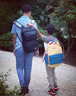 Heather Headley Instagram - Back in MY day, #school started in #september. Yep! That’s how old I am 😄! I’ll miss them…But, I think we’re all ready, and excited that school is starting again. I love that they #enjoy school.  I love that they #love each other. 
‘Praying (and so #grateful) for the #teachers. Praying for the #students. The #administrators. The #staff. For safety and protection.  For chances for them to show love and kindness to others. And for them to always recognize and be grateful when the same is shown to them. Praying for an AMAZING year!
Praying it for all our #kids. 
#backtoschool
#mommydays
#boymom 💙🩵