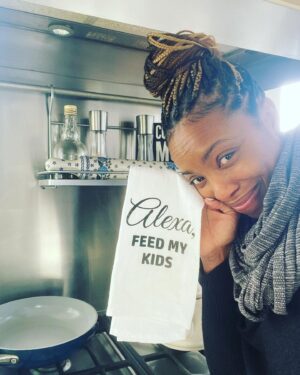 Heather Headley Instagram - #Alexa seems to respond when I’m not even talking to her…so, why can’t she help with this 🤷🏽‍♀️!

#towel courtesy my Mother-in-love…who never disappoints 😃!

#happyfriday #mommydays