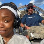 Heather Headley Instagram - We took a quick family trip, and my husband thought it would be fun (and somewhat romantic…) to visit the #everglades. It WAS fun! I loved it! However, as I got settled in, and started our trip into the marsh, our guide’s first words were… ‘Now, if a snake falls into this boat, don’t jump out! Throw it out. Take a selfie with it. Hand it to me. Do whatever. But DON’T. JUMP. OUT!!!’ 😳! I looked at him and thought, You must be crazy (as his shirt may suggest…), If a snake falls in this boat, let’s see how fast I jump right out and walk on this water to get out of here… Until… … I saw what else was in the water with us! 😐 I guess…my choice would be the selfie. #saycheese #alligator vs #snake #besttime #best #captain #dontcare #havemercy #happysunday