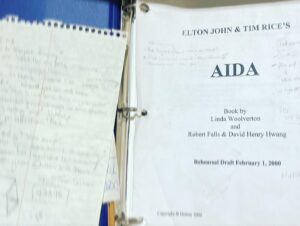 Heather Headley Instagram - I have a ‘special’ cupboard where I keep most of the scripts from the shows I’ve done. Well, I just went to it to look for a certain old script that I need to start working on…and came across this!! 
My #Aida script! 
Goodness! 
The memories. 
The notes. The rewrites. The corrections. All my thoughts. 
I’m actually smiling at that ‘younger Heather’! ‘So happy…so very happy that she took it seriously and did the work necessary. ‘So grateful that the ‘older Heather’ can look through this, and see how the younger girl’s ‘work’ changed and blessed our journey. 
🎵who’d have thought a love could be so good…#notme🎶
