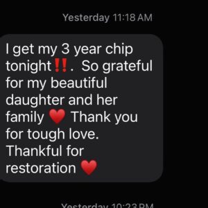 Heather Land Instagram - These are my parents. Last night, my 71 year old mother earned her 3-year sobriety chip. I’m really proud of her. She has been addicted to prescription drugs for over three decades. It’s been a very long road for my entire family. In and out of rehab. We’ve got stories…

In 2020, I knew I could no longer keep living in the co-dependency so I chose to step away. I didn’t talk to my parents for over two years.  It was an extremely sad but necessary decision I made with a lot of support and therapy.  I even celebrated the happiest day of my life - my wedding - without my parents in attendance.  It was tough. I’m an only child.

Not everybody was supportive. 
I had people tell me I was unforgiving, dishonoring my mother and dishonoring God, but I knew in my heart that forgiveness did not mean sacrificing my own mental health, that God still loved me, and that I also mattered here. 
Fast forward a few years - after a lot of humility, hard work, ownership, and many necessary conversations, we were finally able to start a much healthier relationship in 2023. 
I asked her a few weeks ago, “Why are you so different this time?” She immediately said, “Because I finally quit living in shame.” She told me that the shame of her choices always kept her going back to drugs, unable to talk about it and unable to help other people.  Now, she’s sharing the good, the bad and the ugly if it will help somebody. 

If you’ve read this far I guess I would say the take-away is this: 
-You’re never too old to make a change. 
-Sometimes doing hard things and setting boundaries is necessary for everybody involved. Don’t let others make you feel guilty. 
-Shame is a thief. 
-Humility is everything. 
-I’m proud of my mom. 

If you’re an addict, I hope you feel hopeful. If you’re a co-dependent, I hope you can find strength to get therapy and set healthy boundaries. And if you’re giving advice to either, lead with love. Save the rest for a therapist. 💗

I hope this helps somebody today.  And I hope you’ll get to hear more from my mother as time goes on. I will be speaking at some churches and women’s events on this in the next few months. Comedy and trauma are such a great combination. 😏