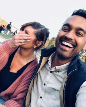 Heather Land Instagram - In 2018 I was in my fifth year of single-mom-life with two kids, starting a new career at 42 doing something I knew nothing about. 

This guy was the production manager on my first tour. He was young and single - never wanted to get married or have kids. So of course, we fell in love and got married on 10.10.2020. 

I just want to say to all of you who may be  discouraged and in a weird purgatory-phase of life, YOU NEVER KNOW WHAT GOOD THINGS MAY BE WAITING FOR YOU JUST AROUND THE CORNER. 😊❤️ 

I’m so glad that I have stayed open and said yes to whatever unexpected things God has brought my way. In the words of @drjoedispenza, “The unknown has never let me down.” 

And I’m especially grateful to be celebrating three of the best years of my life with the best man I know - my husband who didn’t want to be one. I’m glad he stayed open, too. 

Marrying him was the easiest, best decision I’ve ever made. He’s absolutely killing it at partnership and parenthood! (And I’m not just saying that because I woke up to roses and a scavenger hunt of sweet cards ending in tickets to see John Mayer tomorrow night.)

So, here’s to another year of lots of love and lots of laughter. 🥂HAPPY ANNIVERSARY, Stephen Mathew.❤️ 
You’re my hero.