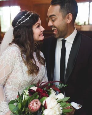 Heather Land Instagram - In 2018 I was in my fifth year of single-mom-life with two kids, starting a new career at 42 doing something I knew nothing about. 

This guy was the production manager on my first tour. He was young and single - never wanted to get married or have kids. So of course, we fell in love and got married on 10.10.2020. 

I just want to say to all of you who may be  discouraged and in a weird purgatory-phase of life, YOU NEVER KNOW WHAT GOOD THINGS MAY BE WAITING FOR YOU JUST AROUND THE CORNER. 😊❤️ 

I’m so glad that I have stayed open and said yes to whatever unexpected things God has brought my way. In the words of @drjoedispenza, “The unknown has never let me down.” 

And I’m especially grateful to be celebrating three of the best years of my life with the best man I know - my husband who didn’t want to be one. I’m glad he stayed open, too. 

Marrying him was the easiest, best decision I’ve ever made. He’s absolutely killing it at partnership and parenthood! (And I’m not just saying that because I woke up to roses and a scavenger hunt of sweet cards ending in tickets to see John Mayer tomorrow night.)

So, here’s to another year of lots of love and lots of laughter. 🥂HAPPY ANNIVERSARY, Stephen Mathew.❤️ 
You’re my hero.