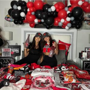 Heather McDonald Instagram - My son Brandon is going to University of Oregon! Swipe RT to see what my inspiration was and the behind the scenes of the making of this video. @uoregon #goducks #juicyscoop @teresagiudice #rhonj #boymom #momsofinstagram #momlife #graduation #heathermcdonald
