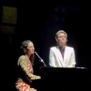 Heather Thomson Instagram - a ballad of love ❤️ 

…from these two @sarabareilles @brandicarlile 🔥artists you can feel in your toes here together. 

So, on a day of love, (thanks @hodakotb ’) I’ll share with all of you she, he, we, they’s. 

Listen and weep.

#thatslove #belove #showlove #receivelove #adayoflove #songsoflove #valentinesday 
#lovetheoneyourwith #enjoy #grateful #happyvalentinesday #enjoy🎶🎶➕❤️