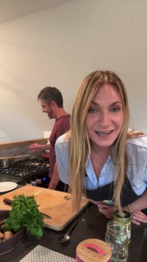 Heather Thomson Instagram - our instagram live ! 
my healthy kitchen 
with @jeremyrocksmith 
its all about shroooms!!
and love’) #holla