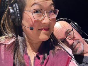 Helen Hong Instagram - Wild wknd! I shotgunned a full Starbucks just before taping @waitwaitnpr so I was wildn out on public radio! 🤪 Then 4 fantastic shows  @hyenascomedyfortworth which included: at least 2 young couples who were dating but NOT having sex “because of Jesus,” a very performative lesbian couple who I’m pretty sure went to do it in the bathroom at one point during my show, 1 heckler who was mad because I was doing crowd work but not with her (don’t come late next time so you’re sat in the back, you narcissist!), and my shoe breaking ONSTAGE which @lindastogner & the club GM attempted to fix with a screwdriver dipped in wood glue! 🤣 Early flights, so many meet & greets, hugging and hearing people’s stories! I could sleep for a week but I had a blast! Thanks to all who came out to see me do my thing! #dreamjob #comedy
