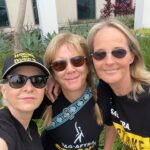 Helen Hunt Instagram - Here with artists @jackiemontreal and @romyrosemont marching in support of the truth that human beings and human beings who make art matter. Who had kids and teens during early Covid? Who was scared shitless that this would crush their spirits? Who turned to movies and TV, to the work of actors and writers to lift their spirits? I sure did. #unionstrong @sagaftra @writersguildwest @wgaeast