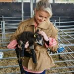 Helen Skelton Instagram - CLOTHES….. Took a million pics last week on the farm …. Before I spam you with the baby animals here’s the clobber because that’s what 90 % of my dms are about… very grateful to be working with @gooutdoors and @jdwilliamsuk at the minute which means I have some welcome additions to my wardrobe … alongside that some lovely brands, big and small have loaned me things recently so I tagged them. Plenty of these boots and jackets are years old ….One of these wax jackets had a football ticket from 2017 in the pocket….. if clothes could talk 😳😉 😆 Thank you @annabelkermanstylist for sorting me out, thank you @melissabourne for painting my face ❤️ Pic 1. Jacket @karen_millen shirt @insidejigsaw jeans @jdwilliamsuk (ad) Pic 2. Waistcoat and boots @fairfaxandfavor Jacket @gooutdoors (ad) leggings and belt @marksandspencer @marksandspencerstyle @sockshopuk Pic 3. Jeans @marksandspencer jacket necklace @chlobojewellery @warehouseuk waistcoat @jdwilliamsuk (ad) @marksandspencerstyle Pic 4. Waistcoat @fairfaxandfavor shirt @jdwilliamsuk (Ad) jacket @gooutdoors (ad) Pic 5. Waistcoat @wyselondon @chlobojewellery shirt @jdwilliamsuk (ad) boots @fairfaxandfavor jeans @marksandspencer #farm #yorkshire #rurallife #outdoors #clothes #layers #outdoorwear #ad #loans #