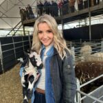 Helen Skelton Instagram - CLOTHES….. Took a million pics last week on the farm …. Before I spam you with the baby animals here’s the clobber because that’s what 90 % of my dms are about… very grateful to be working with @gooutdoors and @jdwilliamsuk at the minute which means I have some welcome additions to my wardrobe … alongside that some lovely brands, big and small have loaned me things recently so I tagged them. Plenty of these boots and jackets are years old ….One of these wax jackets had a football ticket from 2017 in the pocket….. if clothes could talk 😳😉 😆 Thank you @annabelkermanstylist for sorting me out, thank you @melissabourne for painting my face ❤️ Pic 1. Jacket @karen_millen shirt @insidejigsaw jeans @jdwilliamsuk (ad) Pic 2. Waistcoat and boots @fairfaxandfavor Jacket @gooutdoors (ad) leggings and belt @marksandspencer @marksandspencerstyle @sockshopuk Pic 3. Jeans @marksandspencer jacket necklace @chlobojewellery @warehouseuk waistcoat @jdwilliamsuk (ad) @marksandspencerstyle Pic 4. Waistcoat @fairfaxandfavor shirt @jdwilliamsuk (Ad) jacket @gooutdoors (ad) Pic 5. Waistcoat @wyselondon @chlobojewellery shirt @jdwilliamsuk (ad) boots @fairfaxandfavor jeans @marksandspencer #farm #yorkshire #rurallife #outdoors #clothes #layers #outdoorwear #ad #loans #