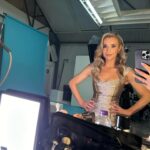 Helen Skelton Instagram - BTS @dailymailweekend out tomorrow! Hair & Makeup for @helenskelton by me using @currentbody @cloudninehair @colorwowhair @livingproofuk @tatcha @charlottetilbury @makeupbymario @hildunbeauty @eyebrowqueen @armanibeauty @vitaliberata @vievemuse @michelle_ackerley @gethincjones by @tallybookbinder Camera @nickyjohnston Styling @alexandriastylist