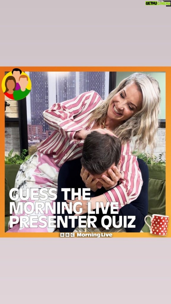 Helen Skelton Instagram - Here’s the ‘Guess the Morning Live Presenter’ quiz with Gethin, Helen and Ranj. Let’s just say it go slightly competitive!! 3 WEEKS TO GO! Morning Live will be back on Monday 10th June at 9.30am.