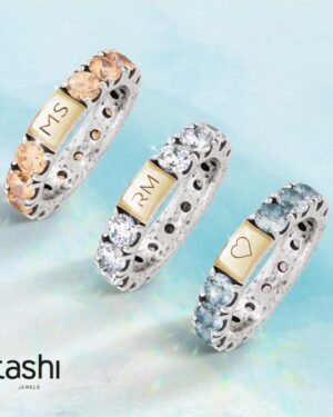 Helena Isabel Instagram - Completamente apaixonada por estas alianças da @tashijewels. Em cores azul e champanhe e ainda com um pequeno espaço onde pode gravar as iniciais de quem mais ama 🩵🧡
@tashijewels 
www.tashijewels.com
#collection #ouro #prata
#jewelscollection