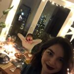 Helga Krapf Instagram - A Family of two. 👩‍👧❤️ First time that we spent Christmas this way, just me and her. We bonded over wrapping Lumpia, cooking, decorating the table, and the desserts. After praying, Amelie immediately started serving herself some pumpkin soup and said “Good job Mommy for cooking all of this by yourself, I love it.” 😭😭😭 Beyond thankful for how blessed I am to get to raise this child, the gift that keeps on giving. Merry Christmas from our little imperfectly perfect family to yours. 🌟