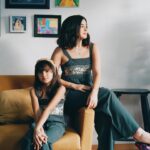 Helga Krapf Instagram - I will milk these twinning mom-ments with her for as long as she lets me. 🤭 Wearing @mommyhugs.ph latest collection.🎄 Enjoy Amelie’s cutie poses and the rest of the Holiday limbo where we all don’t know what day it is anymore. 😅