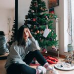 Helga Krapf Instagram - I’m just a girl, sitting in front of a tree, asking it to un-decorate, disassemble, organize, box, and bring itself down to the basement. 🥹🤣 I mean…a girl can dream, right? 🤭🥴