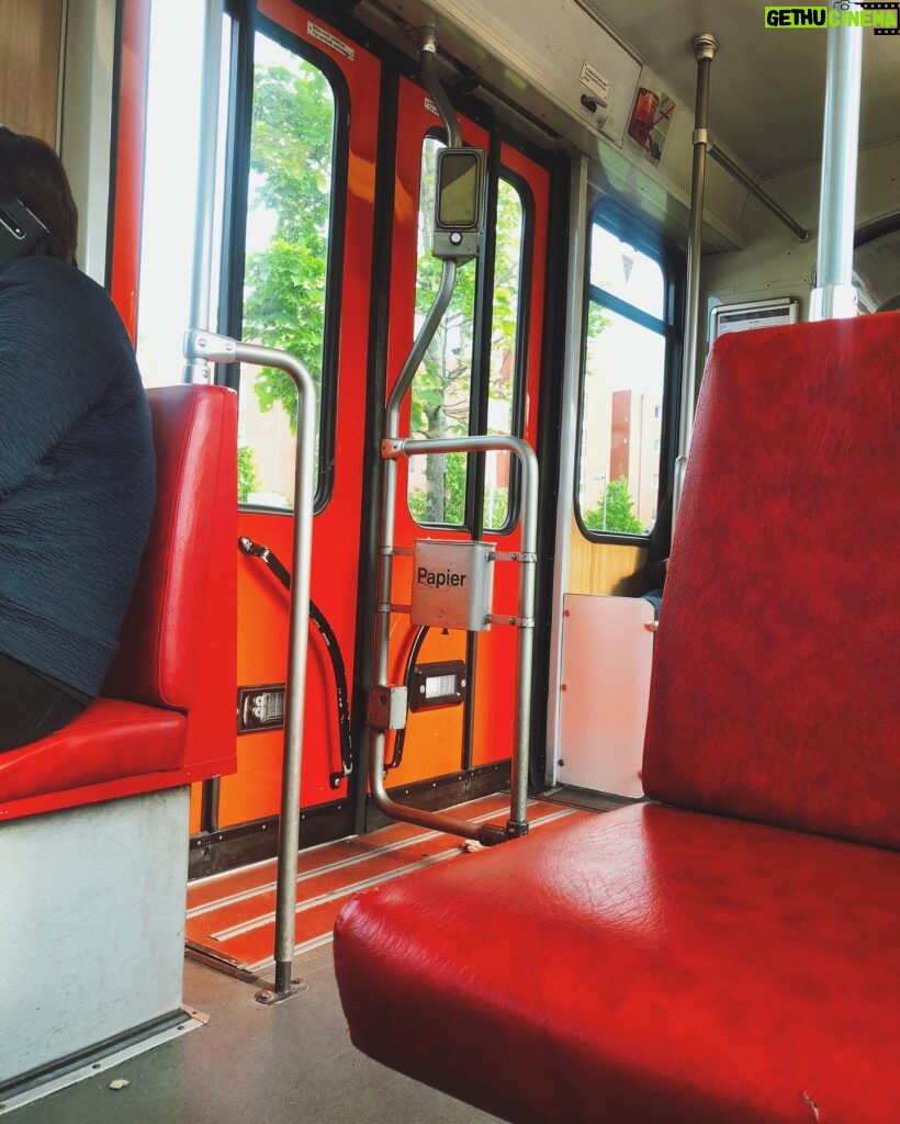 Helga Krapf Instagram - This is a story about how Amelie unintentionally tricked me into thinking I am older than I actually am: So on some special days or anniversaries, Frankfurt pulls out their older Trams from around the 1950s-1970s for commuters to experience. If you’re lucky, you get to ride them on your weekend commute. Amelie and I came from the city last Saturday and on our way home we got to ride one of those Trams. Our convo went like this: Me: How do you like the old school train? Amelie: Its alright. Do you feel like you’re old school again in this train? Me: Well kinda, its a nice experience to get to ride them. What about you? Amelie: NO. Because I don’t know how it feels to be old school. I needed a minute to process and then answered - “You’re right. That makes a lot of sense.” Two days after I sit here looking at the photos and realize, I AM NOT THAT OLD as well. 💀 I never got to ride these trains also and I only remember the more modern models too. 🤣Although I must admit I feel like I belong to a completely different era than the one I was born into and I love things from the 50s-70s. 👵🏻