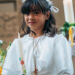 Helga Krapf Instagram – Another milestone: Amelie’s first holy communion. 🙏🏼 She was so excited for this and was so kilig to finally get to try that “white thing” mommy always eats in mass. 🙈😆😅

Made sure she got a piece of home with her by letting her wear a custom made Filipiniana inspired @thehouseofenchante dress. She looked like a little priestess 😍 Her candle is from Portugal, blessed at Our lady of Fatima which we then designed together using wax paper. The cake was made by me with the help of @puratosph 🤭 Only the best for my little miss. 👧🏻 

Thank you to our family and friends, and to those who helped make this happen. ☺️

To Amelie, Congratulations on your first holy communion. May God bless and protect you always my love. Love you to the moon and back. 🥰🙏🏼