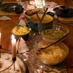 Helga Krapf Instagram - A Family of two. 👩‍👧❤️ First time that we spent Christmas this way, just me and her. We bonded over wrapping Lumpia, cooking, decorating the table, and the desserts. After praying, Amelie immediately started serving herself some pumpkin soup and said “Good job Mommy for cooking all of this by yourself, I love it.” 😭😭😭 Beyond thankful for how blessed I am to get to raise this child, the gift that keeps on giving. Merry Christmas from our little imperfectly perfect family to yours. 🌟