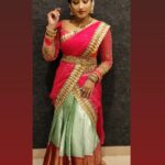 Hema Dayal Instagram - #zeekudumbaviruthugal2022 . Outfit,:@lithas_rentals Jewellery:@chicjewells . #hemadayal18 #hemadayal #hema #traditionalcostume #zeetamil #serialactress #explorepage #explore