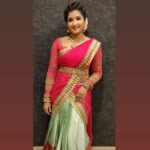 Hema Dayal Instagram - #zeekudumbaviruthugal2022 . Outfit:@lithas_rentals Jewellery:@chicjewells . #hemadayal18 #hemadayal #hema #zeetamil #serialactress #meenakshiponnungaserial #traditionalcostume #explorepage #explore