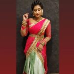 Hema Dayal Instagram - #zeekudumbaviruthugal2022 . Outfit:@lithas_rentals Jewellery:@chicjewells . #hemadayal18 #hemadayal #hema #zeetamil #serialactress #meenakshiponnungaserial #traditionalcostume #explorepage #explore