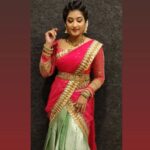 Hema Dayal Instagram - #zeekudumbaviruthugal2022 . Outfit:@lithas_rentals Jewellery:@chicjewells . #hemadayal18 #hemadayal #hema #zeetamil #serialactress #meenakshiponnungaserial #traditionalcostume #explorepage #explore