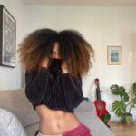 Herizen F. Guardiola Instagram - Freed my hair from the braids! Having a crown appreciation day🦁♥️ The feeling of taking my hair out is comparable to taking off your bra after a long ass day! Good lord I feel free 😂😮‍💨