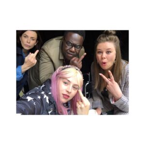 Hermione Corfield Instagram - Back with the Boyz !! Missing our ✨Baba✨ @_dipoola #wehunttogether