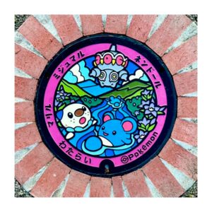 Higuchi Kaede Instagram - 何流されてんねん😅😅あいつじめんタイプやぞ😅

#Mijumaru #Oshawott #ミジュマル 
#Nendoll #Claydol #ネンドール
#Maril #Marill #マリル

#ポケモンマンホール #ポケふた #ポケふた巡り
#ポケふた三重　#みえ応援ポケモン 
#pokemon #ポケモンローカルacts