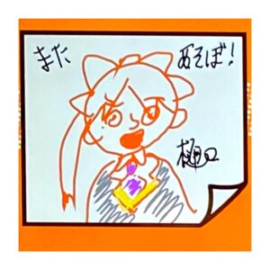 Higuchi Kaede Instagram - 仕事の合間にぽこぴー展行ってきました🥜🍃

落書きもこっそり🙌笑
マジで人多かった！！！
ガチで老若男女いた！！

#ぽこぴー展 
#甲賀流忍者ぽんぽこ 
#オシャレになりたいピーナッツくん 
#vtuber