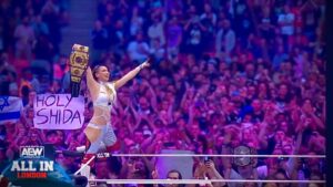 Hikaru Shida Instagram - I lost but the last night was definitely special.
I wasn’t here without fans. You all brought me here.
Thank you so much from my heart.
#AEWAllIn #AEW #HolyShida