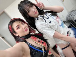 Hikaru Shida Instagram - Teaming together before her retirement was so special ❤️‍🔥
#hikarushida #sakiakai #wavepro