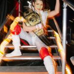 Hikaru Shida Instagram - チャンピオン🔥 #AEW #魔界