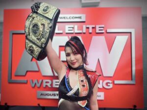 Hikaru Shida Instagram - straight wins on 4 main events now!!
Also at Wembley.
#AEW  #AEWRampage  #AEWAllIn #HolyShida