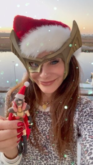 Hilary Shepard Instagram - 🎄MERRY CHRISTMAS TO EVERYONE BUT THE POWER RANGERS 🎄‼️#powerrangers #divatox #evilwueen #spacepirates