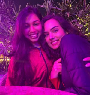 Himanshi Parashar Instagram - How time just flies!🥹From seeing you knowing nothing about India to now getting married to an Indian, my Nepalan has come a long way😂❤️
Wish you all the love and happiness in this new journey of your life! I Love You🥹💋 my constant! 
#bff #shegotmarried