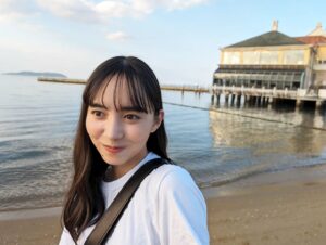 Hiroe Igeta Instagram - 地元でのお仕事後に
時間があったので大好きな海に☺️