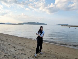 Hiroe Igeta Instagram - 地元でのお仕事後に
時間があったので大好きな海に☺️