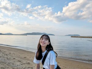Hiroe Igeta Instagram - 地元でのお仕事後に
時間があったので大好きな海に☺️