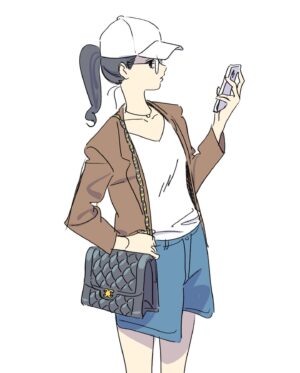 Hitomi Kariya Instagram - バッグ買おうか検討中のらくがき

#illustration #drawing
