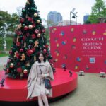 Hiyori Sakurada Instagram - COACHホリデー2023ポップアップストア12月8日から開催します☁️ COACH MIDTOWN ICE RINKも11月16日から2月25日まで期間限定オープンしてるよ〜 クリスマスツリーも大きくて綺麗だった〜☁️ #CoachJapan　#CoachHoliday　 #コーチミッドタウンアイスリンク