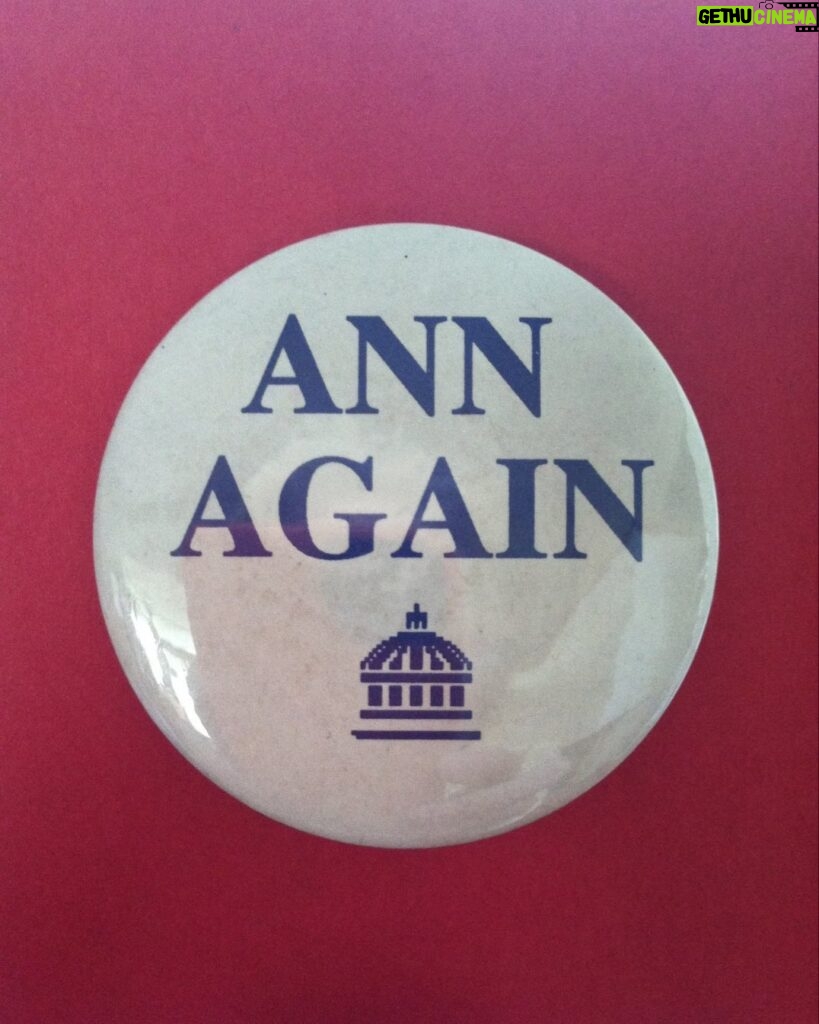 Holland Taylor Instagram - A button from back in the day… Pinning it on now.
