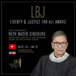 Holland Taylor Instagram – Tonight the LBJ Foundation will award their most prestigious honor, the LBJ Liberty & Justice for All Award, to Associate Justice Ruth Bader Ginsburg of the Supreme Court of the United States. I am honored to be part of the program and will read a brief excerpt from one of Justice Ginsburg’s notable career writings. (Tune in live tonight, the 30th, 7:30 p.m. ET, at LBJ award.org)