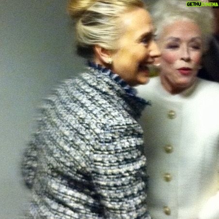 Holland Taylor Instagram - Remembering ANN's wildfire run of at the Kenney Center~ we had this dazzling visitor backstage! She thrilled all of us with her approval and delight. Washington was our last stop before Broadway (after Galveston, San Antonio, Austin, and Chicago.) ANN was a joyful experience in Washington, and non-partisan, for a change, in that city! Governor Richards brought out the best in people, crowds, audiences, and one-on-one. Hillary Clinton and Bill Clinton had real friendships with her since earliest days. When ANN played Lincoln Center, the following season, Hillary would bring Bill along with her to see it again… What more imprimatur could the play get!