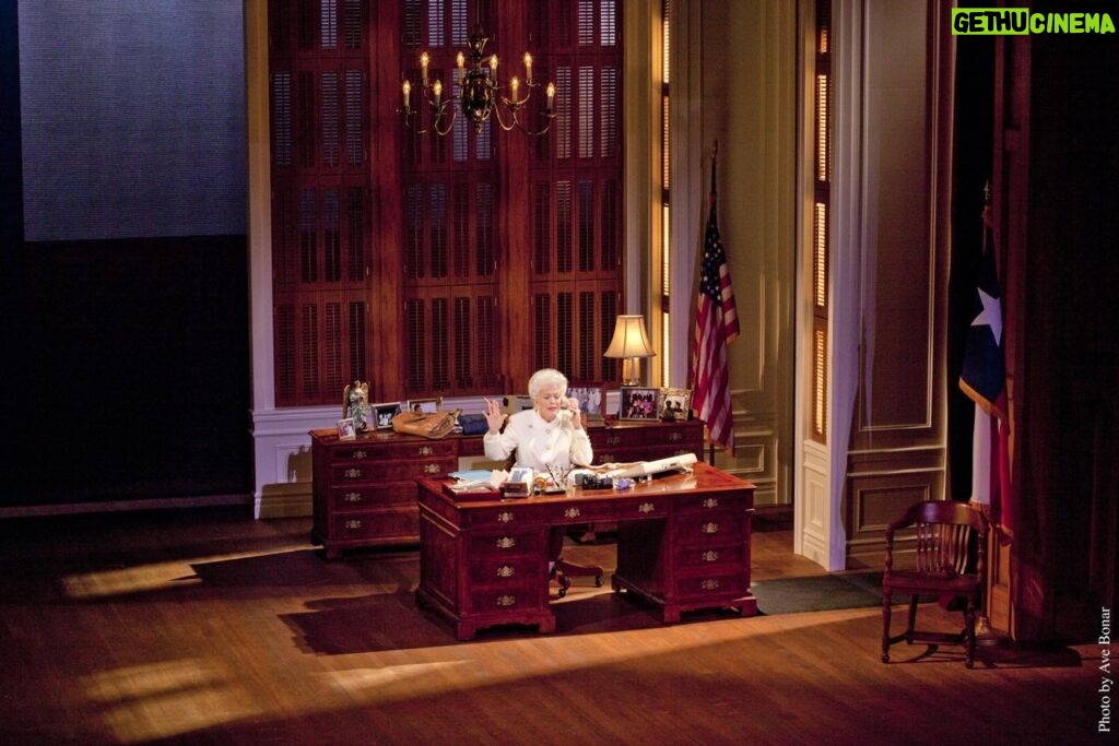 Holland Taylor Instagram - This is the first ANN set, for the premiere at the Grand 1894 Opera House in Galveston, Texas, in May, 2010. It was designed by Michael Fagin. I hired him based on pictures I saw of gorgeous sets he had done for Light in the Piazza, for the Philadelphia Theatre Company. Took a chance and boy, was I right. He has designed and supervised set installation of every run of ANN in eight theatres, including the old Shubert in Chicago, the Kennedy Center in DC, the Vivian Beaumont at New York’s Lincoln Center. Lighting in this shot is by designer Matthew Richards. I love being in this world.
