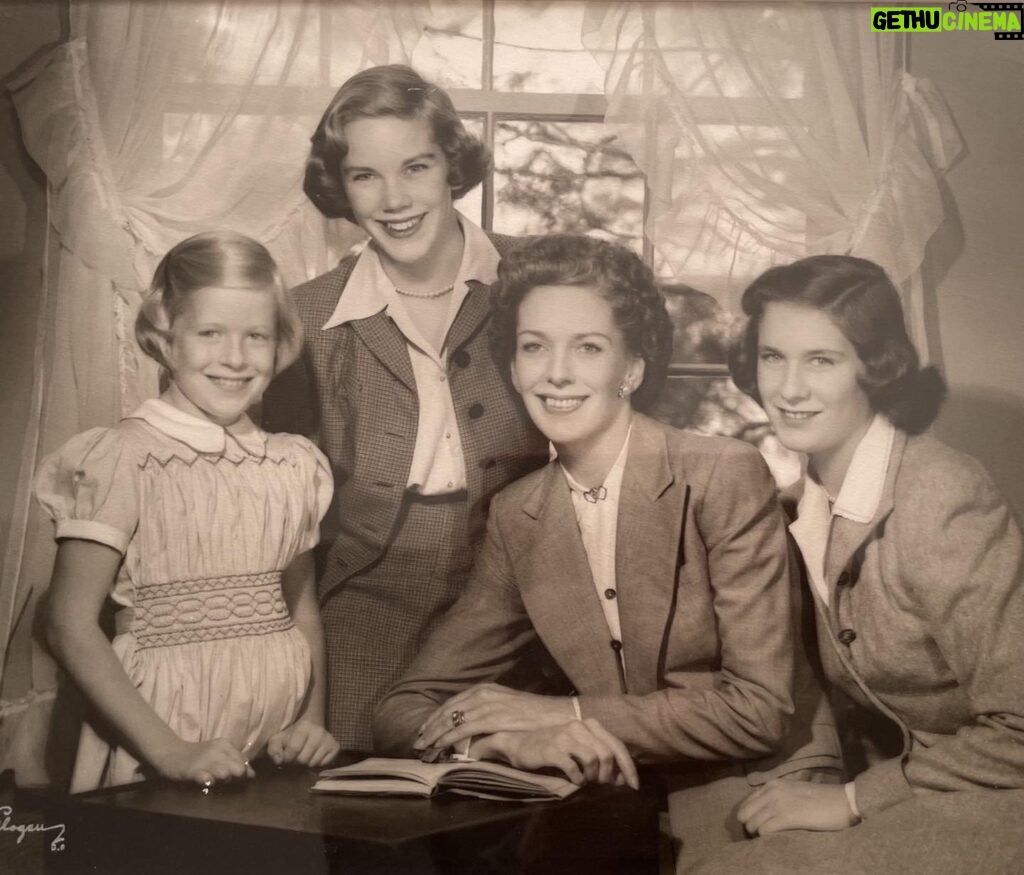 Holland Taylor Instagram - My Mother, Virginia Davis Taylor, and us three children, who loved her and love her still. She is somewhere- very near.